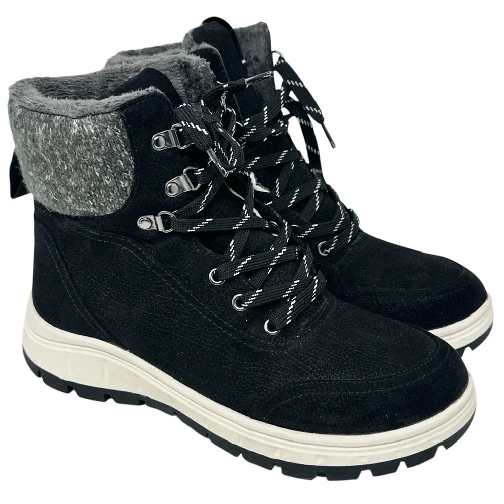 NEW Roxy Women's Marija Winter Boots Mid Calf Size 9.5 Black